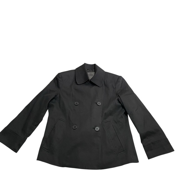 Bitten by Sarah Jessica Parker Women's Black Short Button Up Peacoat Jacket (M) - Picture 6 of 11